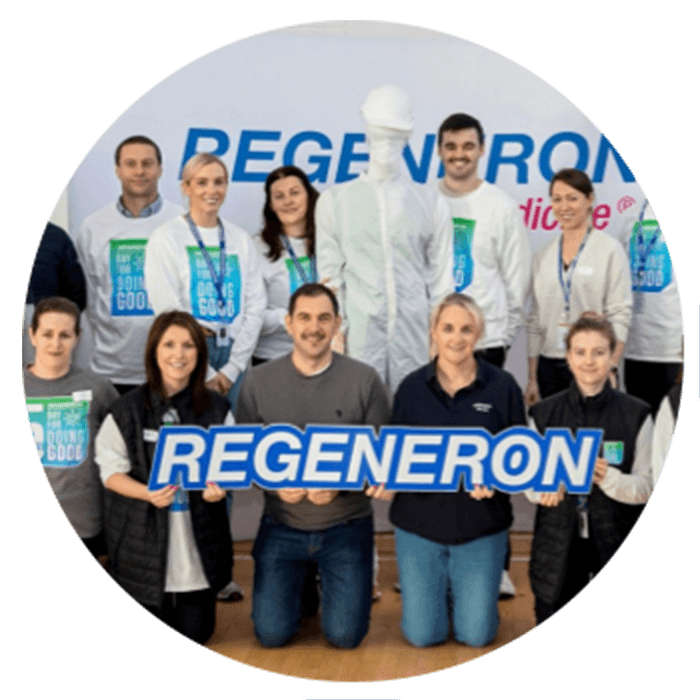 Regeneron employees at Day for Doing Good.
